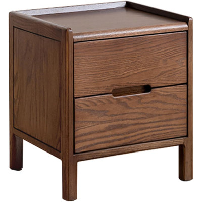 38cm W Solid Wood Bedside Table