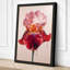 Crimson Iris Botanical - Wrapped Canvas-2105225550-2105225551