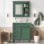 Meuble-lavabo de salle de bain moderne 30 po avec lavabo supérieur-280237437