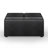 Avalon 35"W Upholstered Storage Ottoman Set with 5 Pieces and Flip-Over Serving Tray Lids-1830977044
