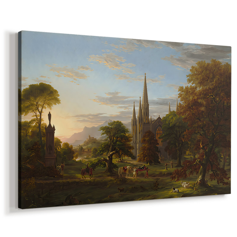 The Departure-Thomas Cole-Gallery Wrapped Canvas-1837, 40 x 60