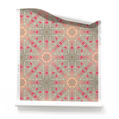 Beaufort | Starburst Medallion Wallpaper 