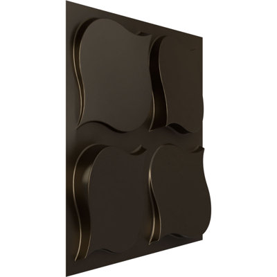 Panneau mural 3D décoratif Clover EnduraWall l 19 5/8 po x H 19 5/8 po (couvre 2,67 pieds carrés)