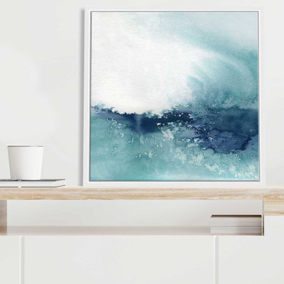 " Wispy Waves II " by Carol Robinson Painting Print