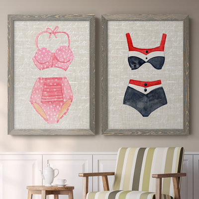 «Vintageaigning I», reproduction de cadre photo sur toile 2 pièces