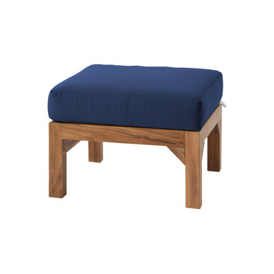 Porschea Outdoor Teak Ottoman