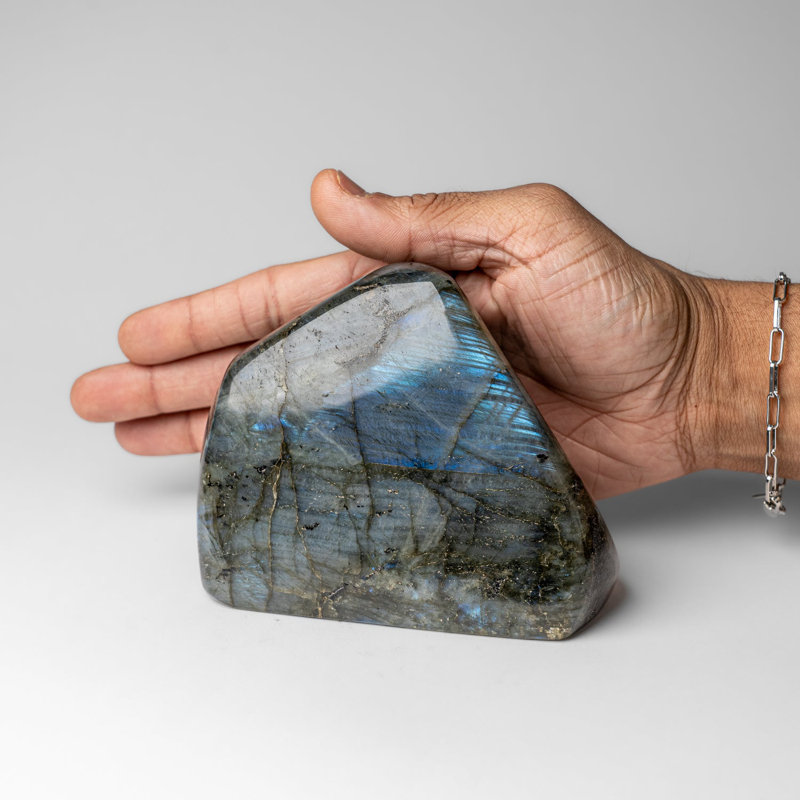 Polished Labradorite Freeform From Madagascar (2.2 Lbs)