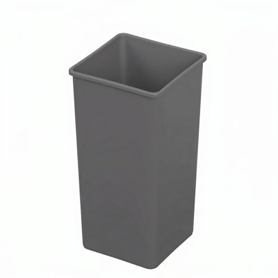 Poubelle en plastique carrée 50 gallons avec rebord renforcé