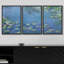 Décoration murale moderne "Nymphéas, 1906" par Claude Monet-102292184-102292185
