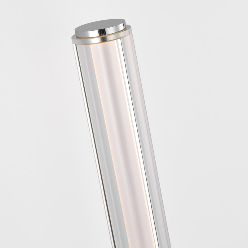 Reiya Round 1 - Light LED Armed Sconce, Chrome