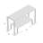 Declan 53'' Glass Top Console Table-1064743105