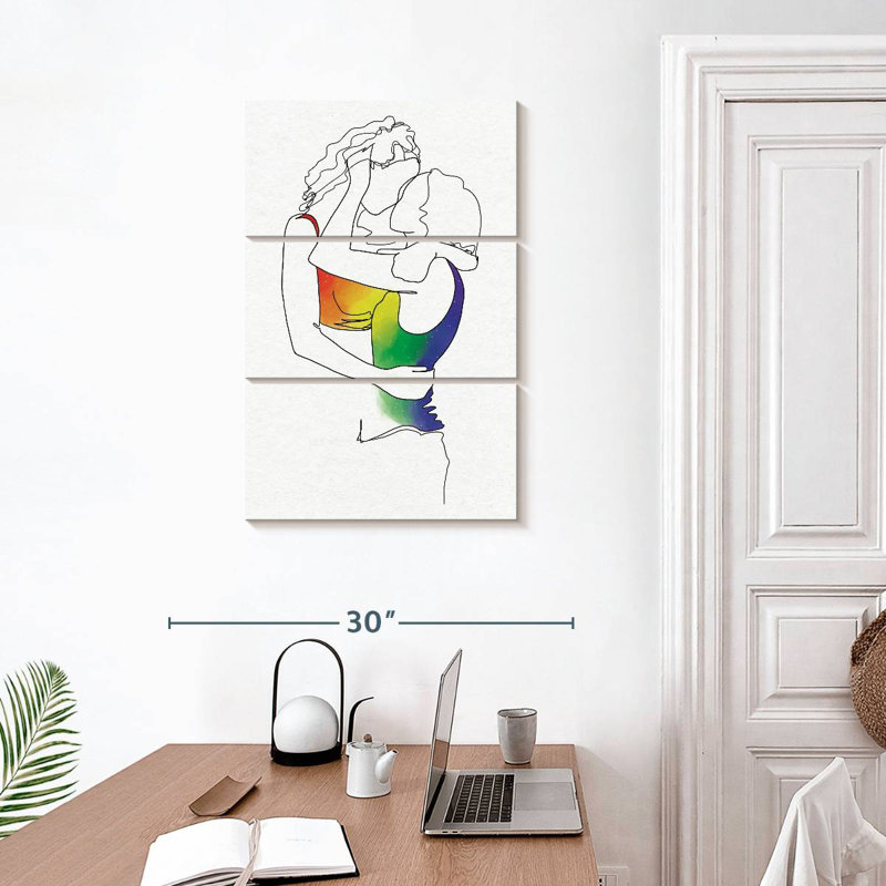 Lesbians In Love, 32" H x 20" W