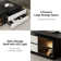 Buckwell Extendable Coffee Table with Sensor LED Lights & Storage Drawers