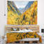 Paysage, tapisserie d'automne jaune sur une tapisserie-28487588