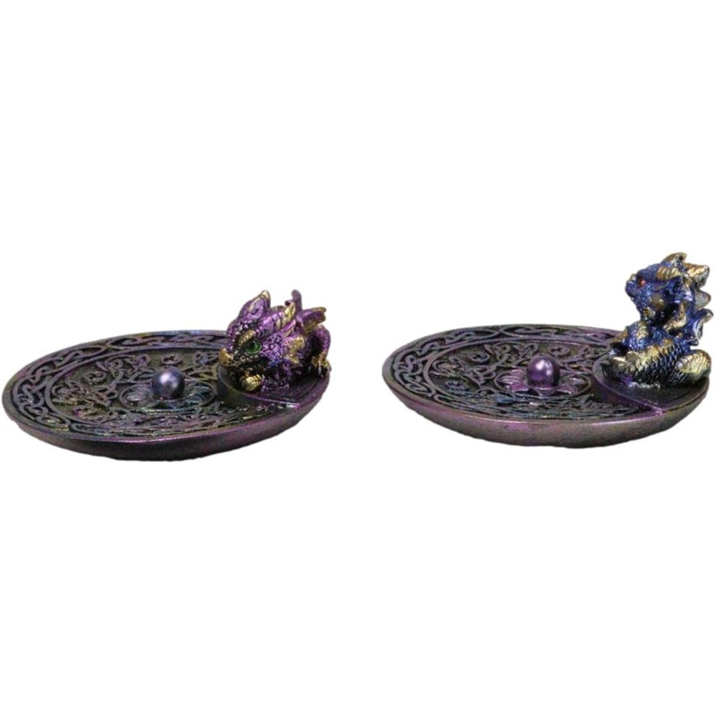 Ensemble de 2 brûleurs d'encens Knotwork