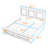 Panel Bed with Headboard and Slats-858236030-858236033