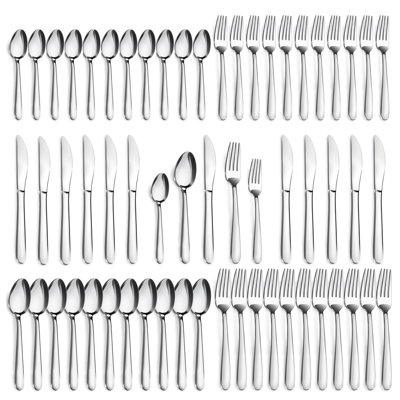 60-Pcs Silverware Set Service For 12