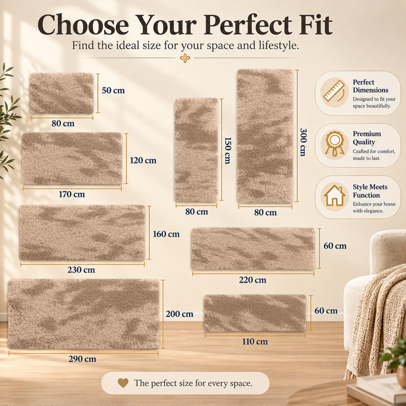 Rectangle Shaggy Washable Area Rug, Tye Dye Beige, Rectangle 50 x 80 cm