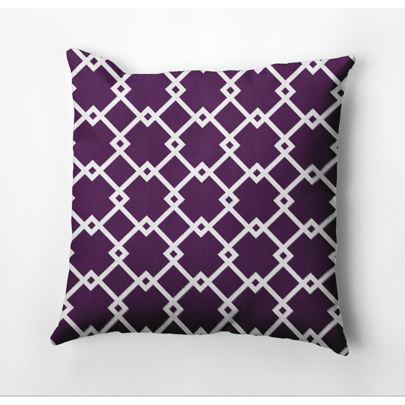 Housse de coussin carré et insert, 26 po x 26 po, Sugarplum, Polyester / bourre de polyester