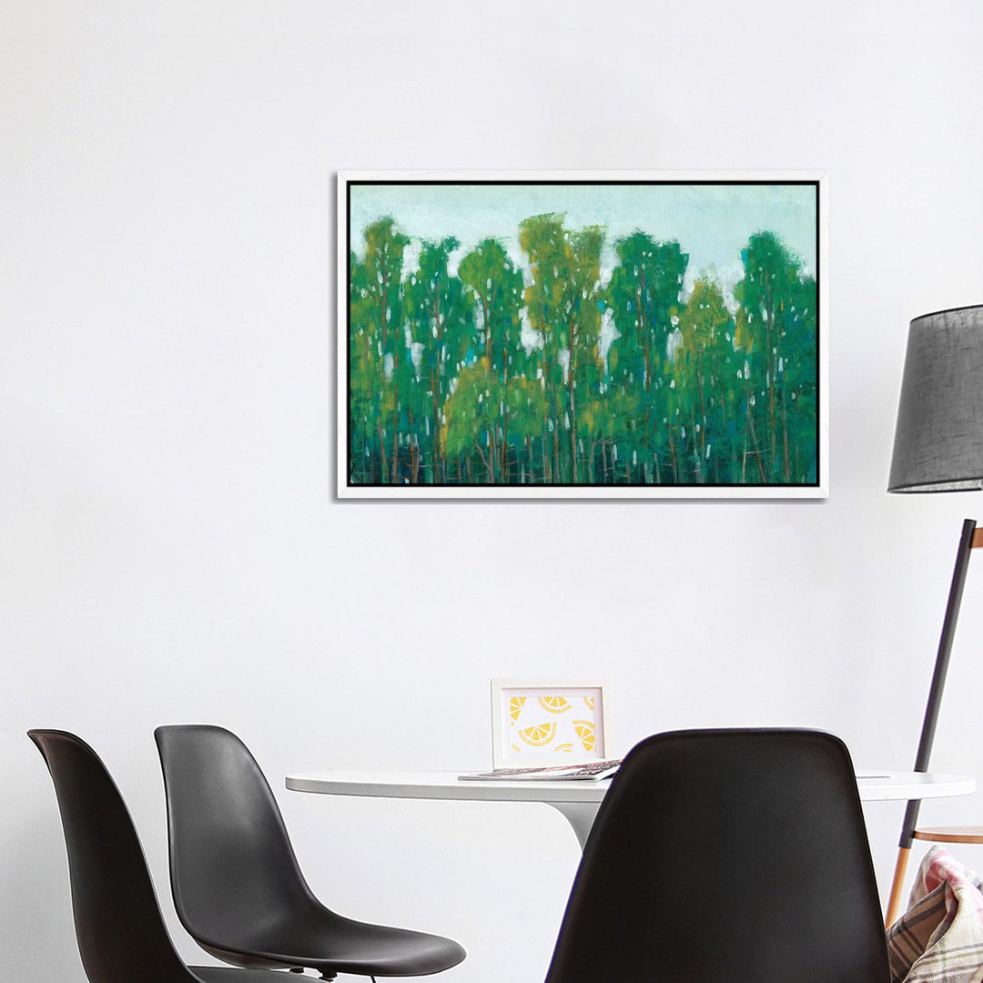 Forest Green II von Tim OToole - Galerie-umwickelte Leinwand Giclée auf Leinwand