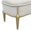 Banc d'appoint en chenille Scotts - champagne clair