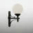 Hartley 1-Light Outdoor Wall Mounted Globe