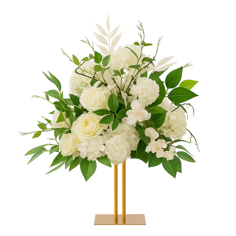 40cm Faux Flowering Plant in Freestanding