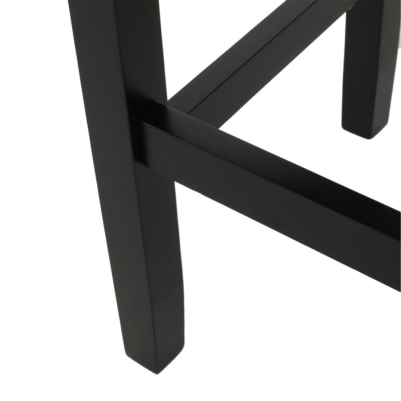 Tabourets de comptoir confortables et polyvalents en cuir reconstitué pour la décoration intérieure, Beige