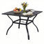 Table de bistro en métal et acier