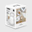 Tower T10076WHT Heritage Dome Kettle with Rapid Boil, 1.7L, 3000W, Optic White with Chrome Accents