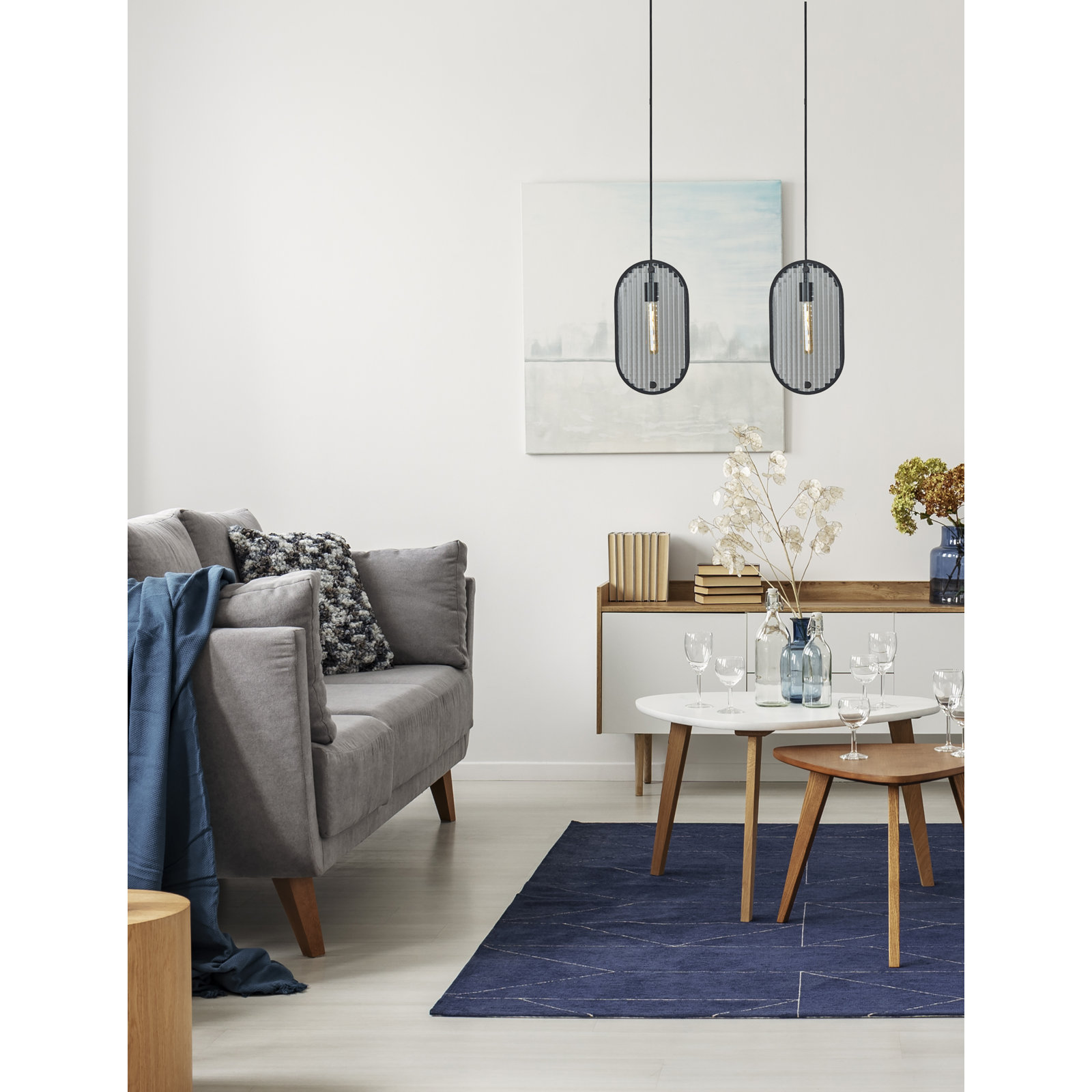 Sabrinia Single Light Glass Pendant