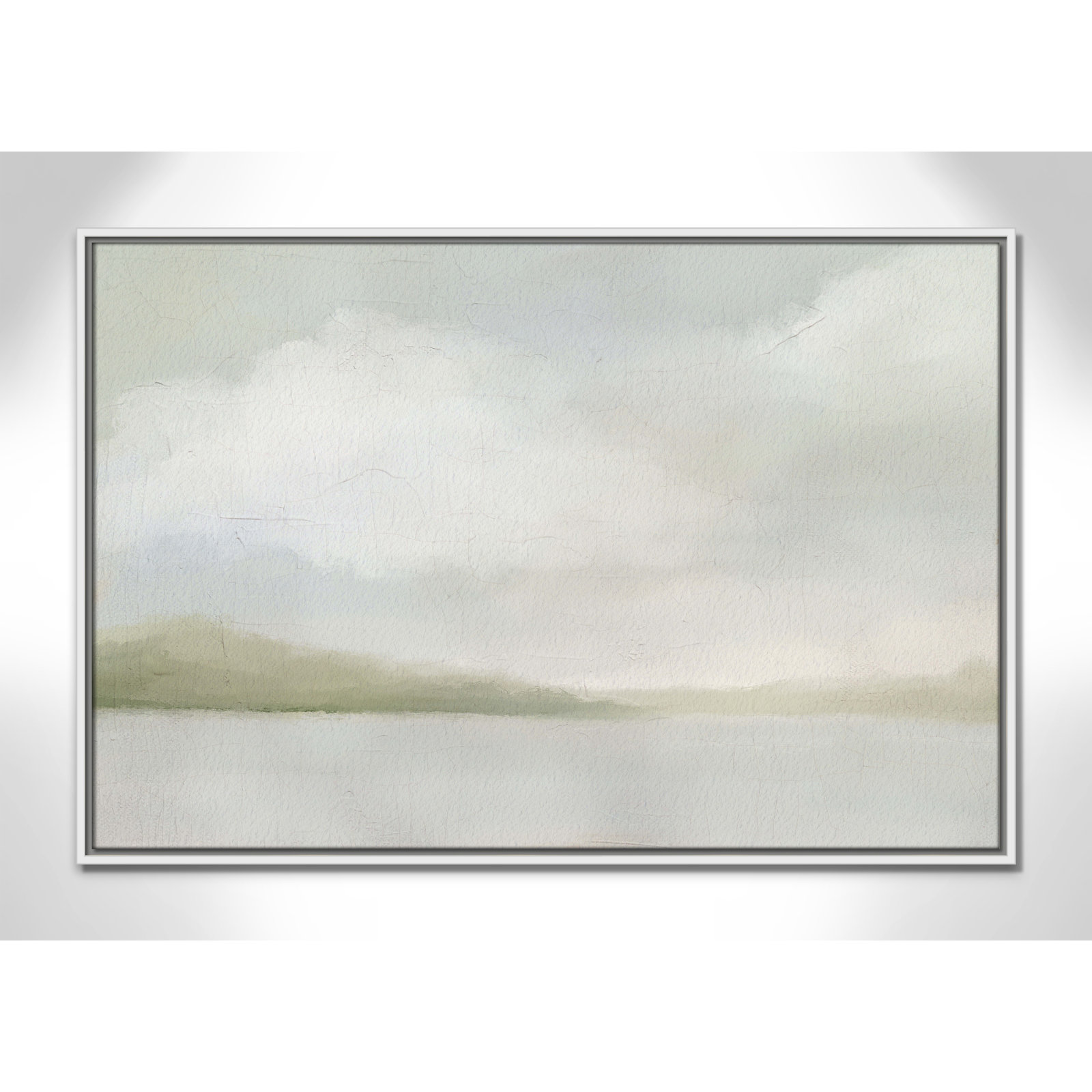 A Tranquil Morning, 25.5" H x 37.5" W, White