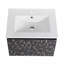 Base de meuble-lavabo simple mural 24 po seulement