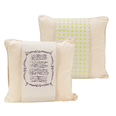 Reversible Pillow Jacket I Said a Prayer