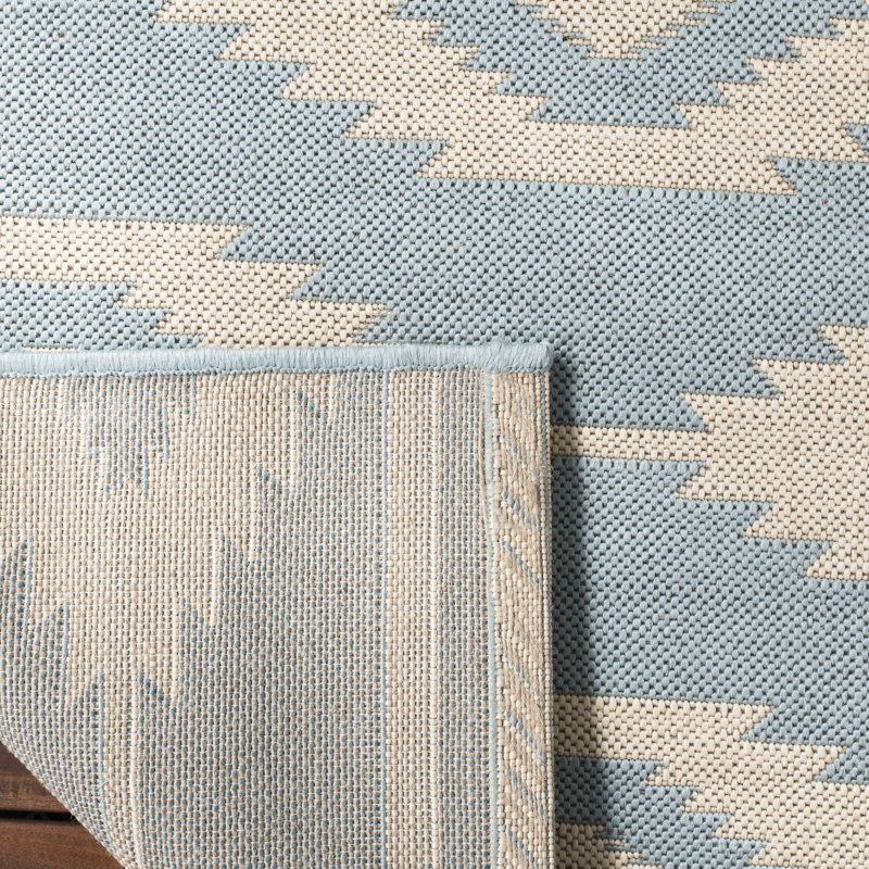 Preisser Geometric Hand Woven Area Rug, Rectangle 122 x 183 cm