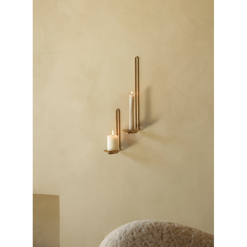 Clip Wall Sconce, Brass, 7.8" H x 3.9" W x 4.7" D