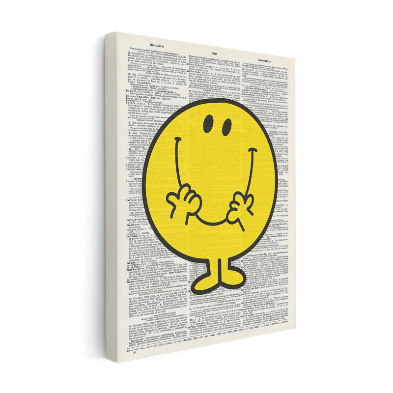 Mr. Happy, Unframed, Canvas, 18"H x 24"W