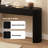 Gennari 55'' Fluted Wood Console Table with 1 Drawer-110459629