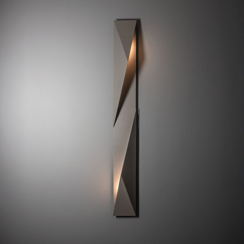 Carbon Outdoor Sconce - 62.2" - Coastal Natural Iron - Left Orientation, Coastal Black, Left