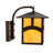 Rustic Lodge Solid Brass Armed Sconce