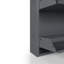 Antibacterial 3 Tier Metal Shoe Cabinet Side Holes-87685180