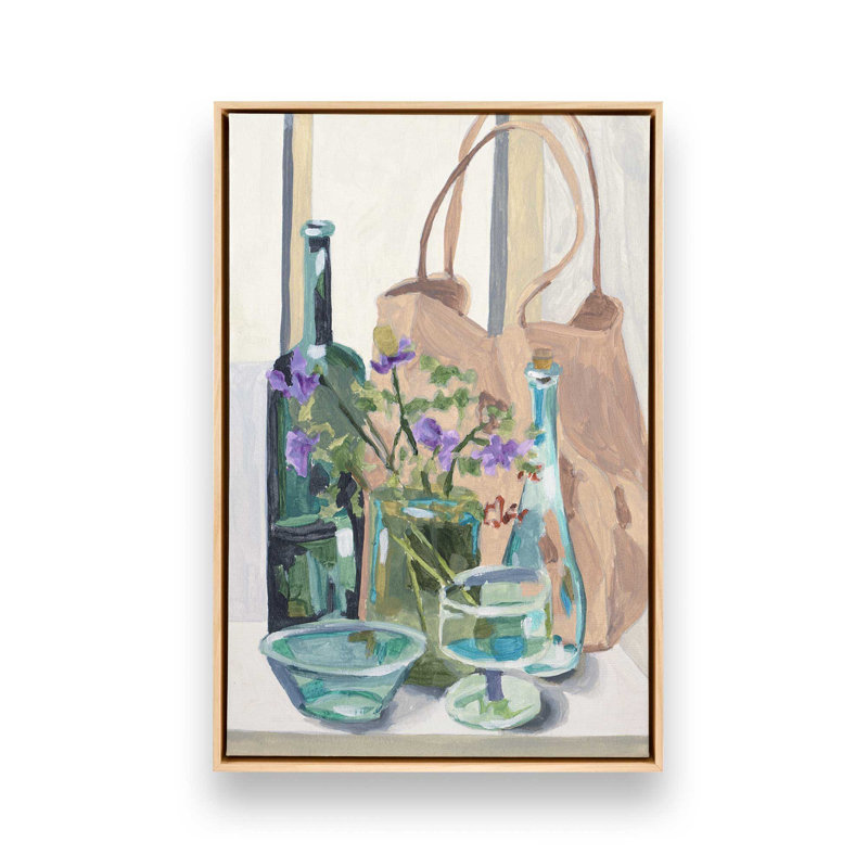 «Sustain Elegance I» par Melissa Wang, reproduction d'art, Tanné, H 48 po x l 36 po