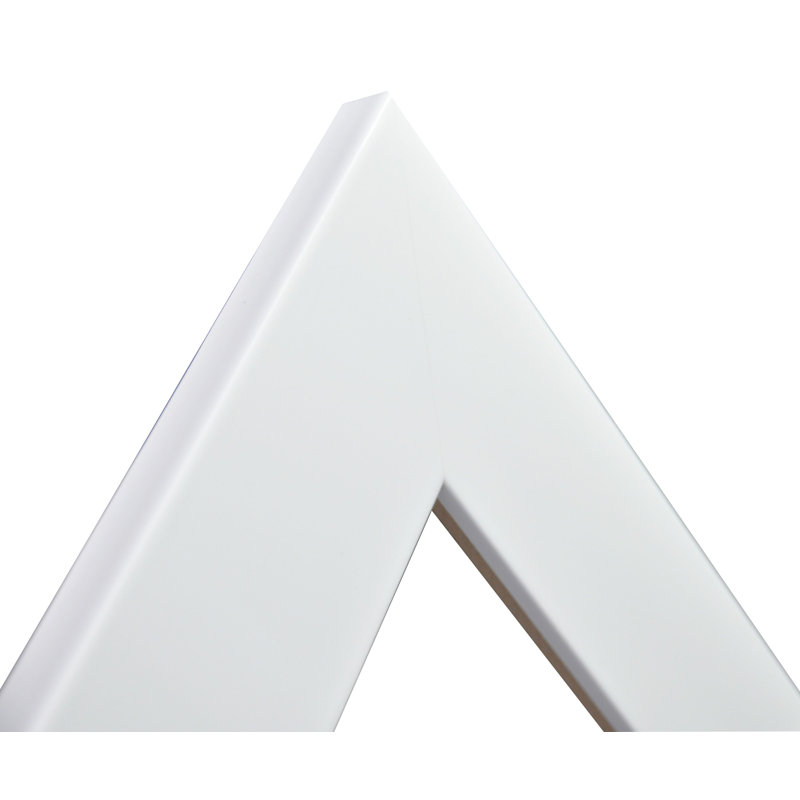 Miroir taille réelle, H 53 po x l 38,5 po, Blanc satiné