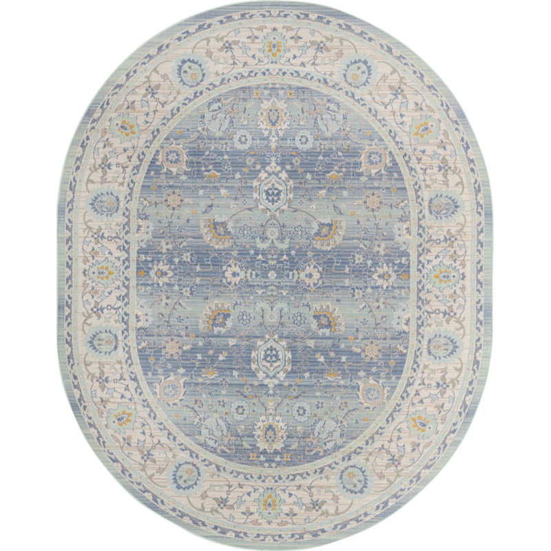 Marciel Oriental Indoor Rug, Oval 5' x 8'