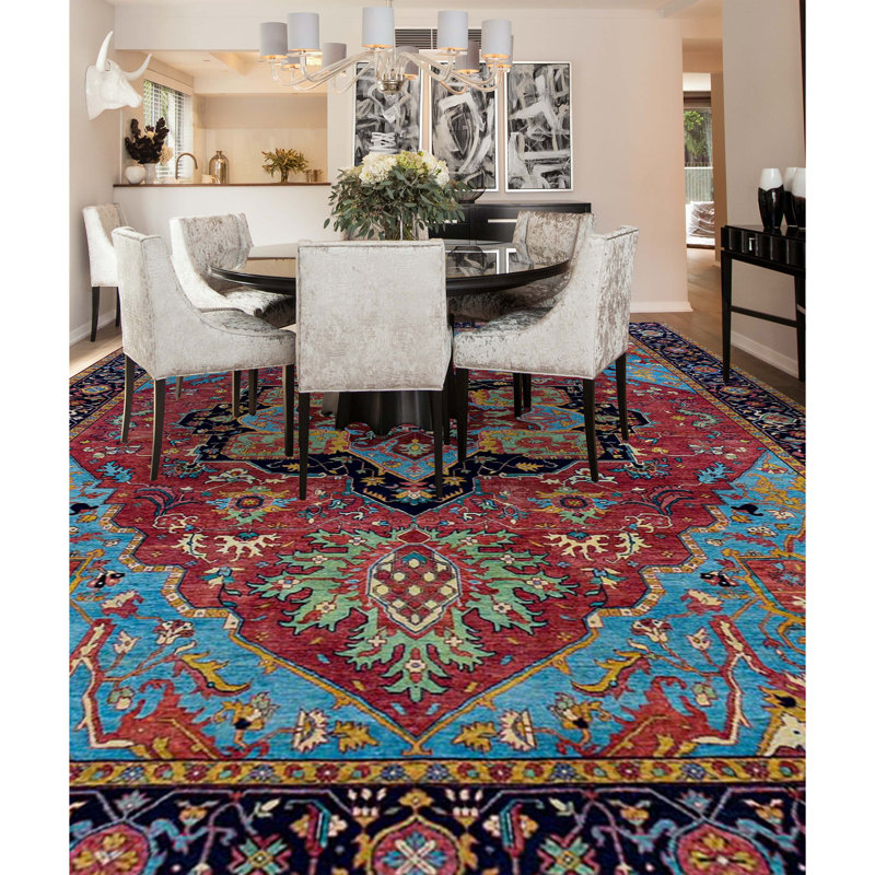 Elegant Wool Oriental Area Rug, Runner 2'6" x 22'
