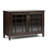 Connaught 46"W Solid Wood 2-Shelf Low Storage Cabinet with Glass Doors-843167417