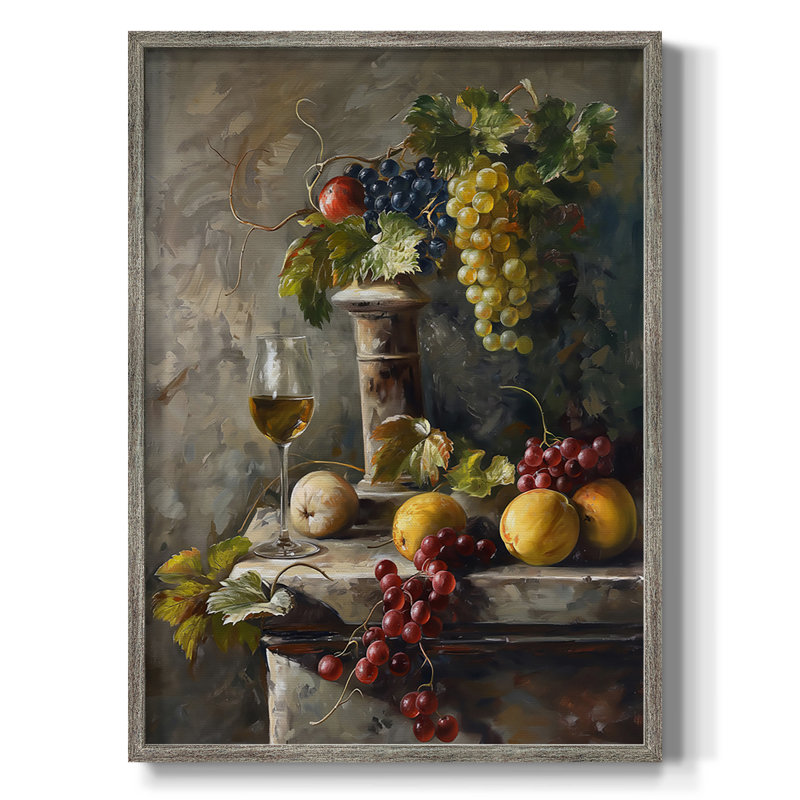 Reproduction encadrée FLORAL Series DCCxxxi - bois massif, H 15 po x l 12 po