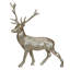 Figurine de Noël 10,5 "Sparkly Golden Reindeer