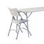 NPS 30 x 72 - Table pliante robuste gris moucheté