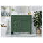 Meuble-lavabo moderne 36 po avec lavabo supérieur